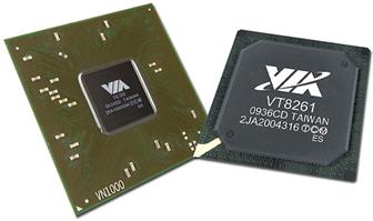 VIA VN1000 chipset and VT8261 southbridge chipset