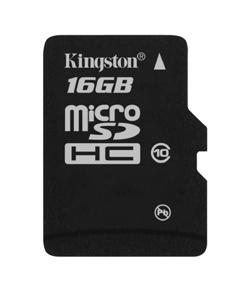 Kingston 16GB Class 10 microSDHC card