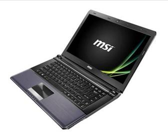 MSI X460DX ultra-slim notebook