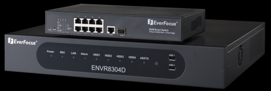 EverFocus ENVR8304D 8CH Plug and Play embedded NVR