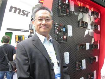 Charles Jiang, MSI executive vice president of motherboard and graphics card business