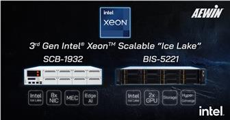 New servers powered by Intel's new CPUs from AEWIN