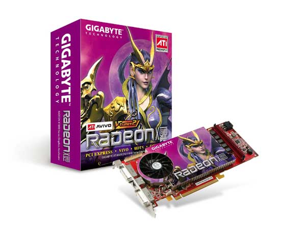 Gigabyte debuts ATI Radeon X1800 graphics card