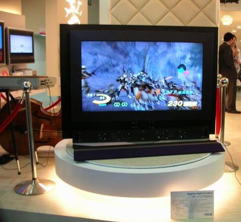 Teco's 46-inch LCD TV on display at Computex Taipei 2006