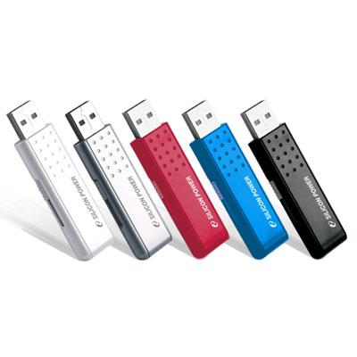 Silicon Power's slim-size USB drive with memory capacity of up to 4GB