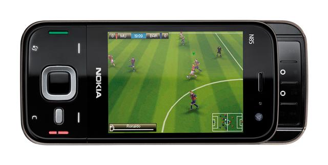 Nokia N85 handset features a 2.6-inch OLED screen