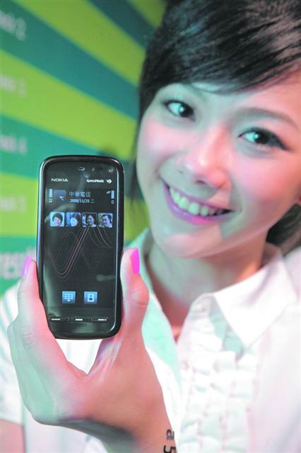Nokia launches touch-panel music handset in Taiwan
