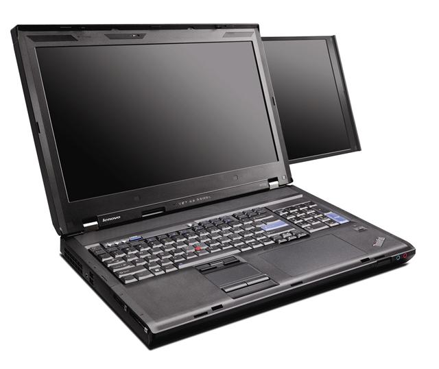 Lenovo ThinkPad W700ds doubel-screen mobile workstation