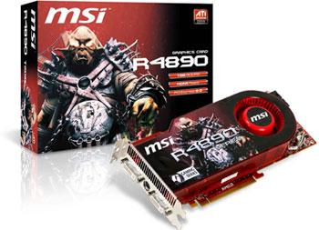 MSI R4890-T2D1G graphics card
