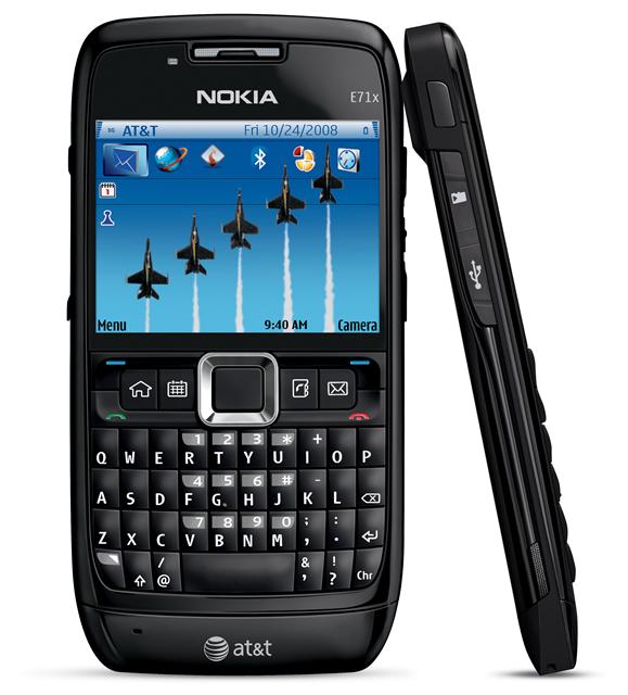 Nokia E71x QWERTY smartphone