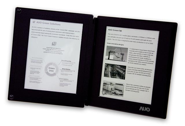 AUO 6-inch touch e-book