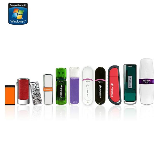 Transcend USB drive lineup certified for Windows 7