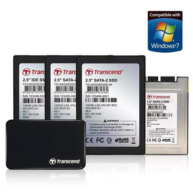 Transcend SSD now Windows 7 certified
