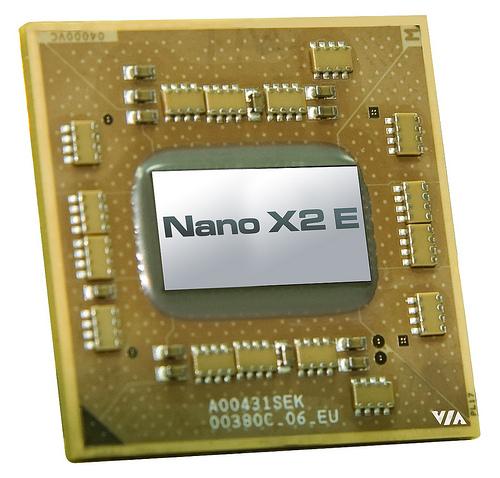 VIA dual-core Nano X2 E-series processors