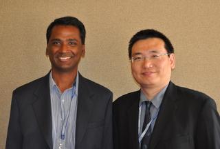 Algotochip CTO Satish Padmanabhan and company VP of operations Mike Hong