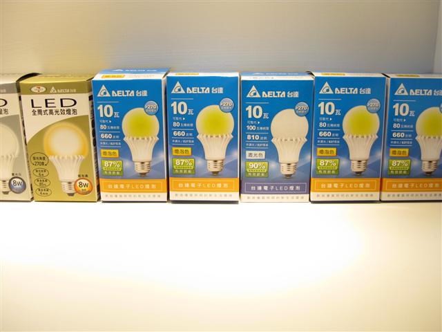 2013 Taiwan International Lighting Show: Delta LED light bulbs