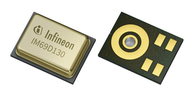 Infineon MEMS microphones with 70 dB signal-to-noise ratio