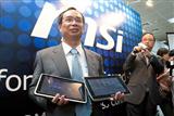 MSI chairman shows Wind Pad 100 and 110