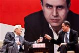 Morris Chang in a dialog with economist Nouriel Roubini on December 1