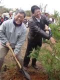 AUO chairman KY Lee poses at Green Party