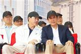 (Right to left) Taiwan president Ma Ying-jeou and ASE chairman Jason Chang