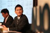 AUO vice president Paul Peng (left) and acting general manager Max Cheng (right).