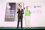 Acer CEO Jason Chen (left) and chairman Stan Shih