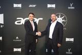 Acer president and CEO Jason Chen (left) and Starbreeze CEO Bo Andersson Klint