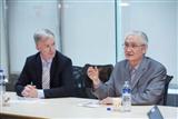 Director Paul W Garnett for Microsoft Affordable Access Initiative (left)