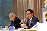 TSMC co-CEOs CC Wei (left) and Mark Liu (right)
