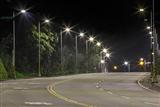 LED street lamps in Taoyuan City provided by Delta Electronics