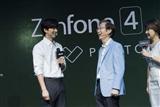 Korean actor Gong Yoo (left) at the Asustek ZenFone 4 launch