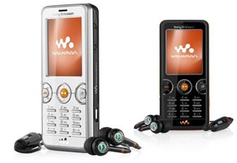 sony ericsson walkman black and orange