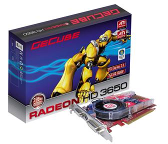 GeCube HD 3650 graphics card