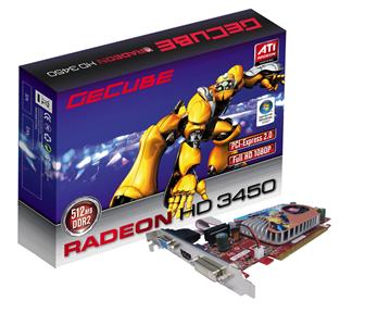 GeCube Radeon HD 3450 graphics card