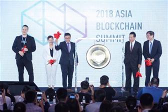 2018 Asia Blockchain Summit held in Taipei  Photo: Michael Lee, Digitimes, July 2018
