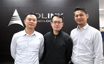 ADLINK assistant manager Chia-Wei Yang (right), senior product manager Kai-Hsiang Hsu (middle) and R&D manager Ming-Chang Kao (left)