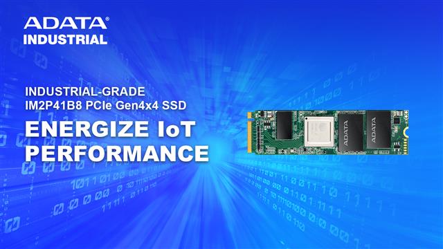 ADATA launches its 1st industrial-grade PCIe Gen4x4 SSD – IM2P41B8.