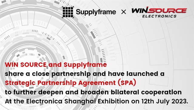 Win Source has recently signed a strategic partnership agreement with Supplyframe