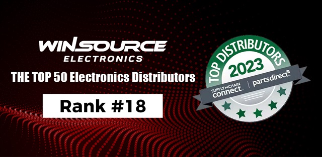 Win Source placed 18th in the 2023 Top 50 Electronic Distributors List
