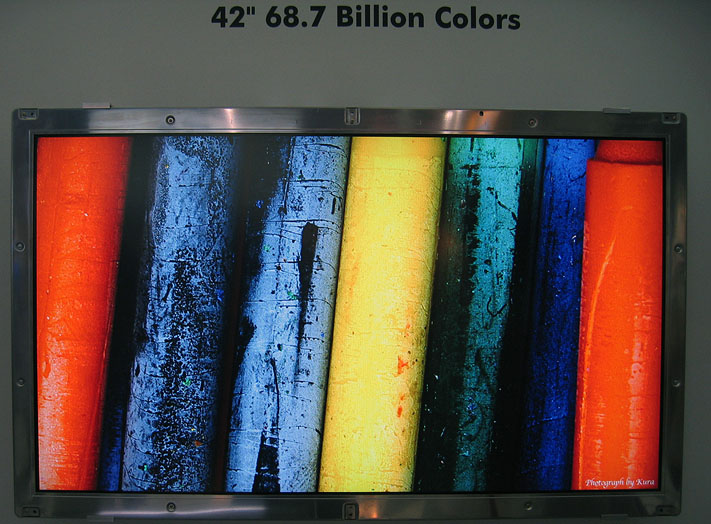 LG.Philips LCD is presenting a 42-inch LCD panel at IMID-05 (Jul 19-23) in South Korea