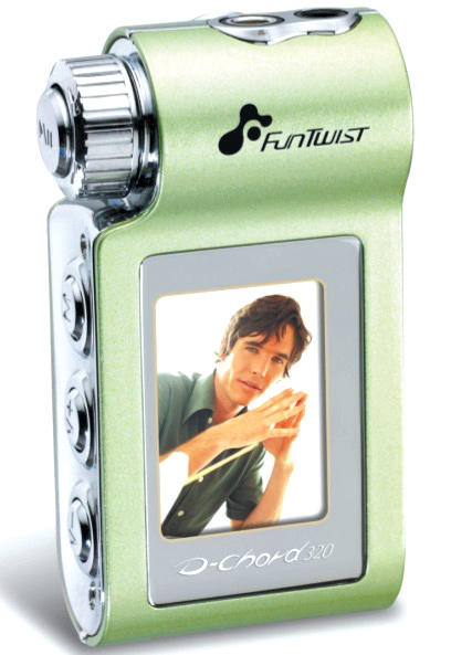 FunTwist debuts slim-profile MP3 player