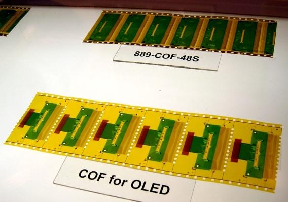 COF substrate samples from Samsung Techwin