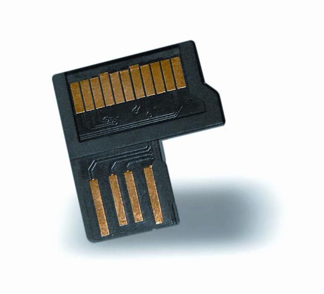 PDC's 2GB miniPSd memory card