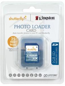 Kingston Photo Loader SD Card, highlights photo loading functions