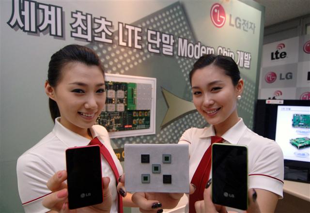 LG's 4G LTE handset modem chip