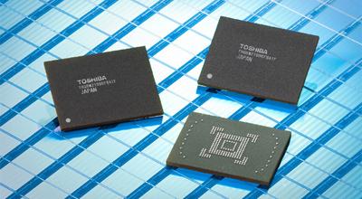 Toshiba 128GB embedded NAND flash modules