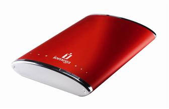 The Iomega 160GB eGo USB 2.0 Portable Hard Drive