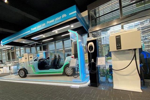 Delta electronics deals ev charging station